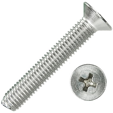 Винт потай/гол/крест DIN965 А2 5*16