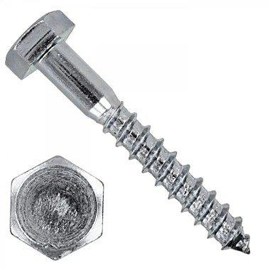 Шуруп по дереву оцинк. 8*30