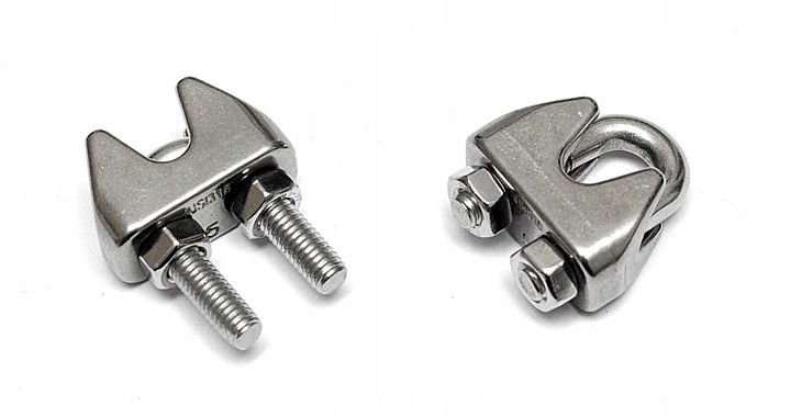 Зажим троса DIN 741 из нерж. стали А4 8