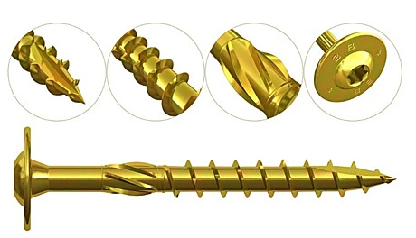 Саморез конструкционный ТАРЕЛЬЧАТЫЙ TOROX